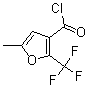 structure of CAS# 175276-66-1, 5-Methyl-2-(Trifluoromethyl)-3-Furancarbonylchloride;3-Furancarbonyl Chloride, 5-Methyl-2-(Trifluoromethyl)- (9CI);5-Methyl-2-(Trifluoromethyl)Furan-3-Carbonyl Chloride, Tech;5-Methyl-2-(Trifluoromethyl)Furan-3-Carbonylchloride95+%