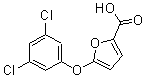 结构式 CAS# 175277-06-2, 5-(3,5-二氯苯氧基)-2-呋喃羧酸