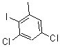结构式 CAS# 175277-97-1, 1,5-二氯-2-碘-3-甲基-苯