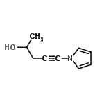 CAS 登录号：175352-09-7， 5-(1H-吡咯-1-基)-4-戊炔-2-醇
