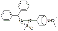 CAS#: 17616-19-2， 3-(Diphenylmethoxy)-8-(1-methylethyl)-8-azabicyclo(3.2.1)octane methanesulfonate