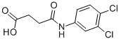 structure of CAS# 17722-71-3, N-(3,4-Dichloro-Phenyl)-Succinamic Acid;N-(3,4-Dichlorophenyl)Succinamide;Ccris 2400;N-(3,4-Dichlorophenyl)-Succinamide