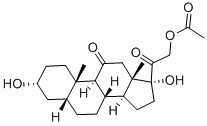 CAS#: 17736-20-8， 3alpha,17,21-Trihydroxy-5beta-Pregnane-11,20-Dione 21-Acetate