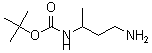 structure of CAS# 177489-90-6, (3-Amino-1-Methylpropyl)-Carbamic Acid 1,1-Dimethylethyl Ester