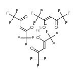 结构式 CAS# 17786-67-3, 铁(3+)三[(2Z)-1,1,1,5,5,5-六氟-4-氧代-2-戊烯-2-醇]