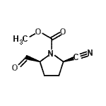 CAS#: 178035-98-8， Methyl (2R,5S)-2-Cyano-5-Formyl-1-Pyrrolidinecarboxylate