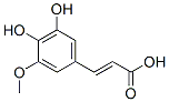 structure of CAS# 1782-55-4, 5-Hydroxyferulic Acid;(E)-3-(3,4-Dihydroxy-5-Methoxyphenyl)Prop-2-Enoic Acid;(E)-3-(3,4-Dihydroxy-5-Methoxy-Phenyl)Prop-2-Enoic Acid;3-(3,4-Dihydroxy-5-Methoxy-Phenyl)Prop-2-Enoic Acid