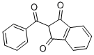 结构式 CAS# 1785-95-1, 2-苯甲酰基-1H-茚-1,3(2H)-二酮