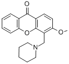 CAS#: 17854-59-0， 3-Methoxy-4-(Piperidin-1-Ylmethyl)Xanthen-9-One Hydrochloride