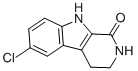 structure of CAS# 17952-83-9, 6-Chloro-2,3,4,9-Tetrahydro-1H-Pyrido[3,4-b]Indol-1-One;6-Chloro-2,3,4,9-Tetrahydro-$B-Carbolin-1-One;1H-Pyrido(3,4-B)Indol-1-One, 2,3,4,9-Tetrahydro-6-Chloro-;4-24-00-00567 (Beilstein Handbook Reference)