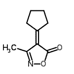 CAS#: 17975-64-3， 4-Cyclopentylidene-3-Methyl-1,2-Oxazol-5(4H)-One