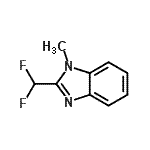 CAS 登录号：180797-75-5， 2-(二氟甲基)-1-甲基-1H-苯并咪唑
