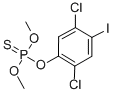 structure of CAS# 18181-70-9, Iodofenphos;(2,5-Dichloro-4-Iodo-Phenoxy)-Dimethoxy-Thioxo-Phosphorane;(2,5-Dichloro-4-Iodophenoxy)-Dimethoxy-Thioxophosphorane;(2,5-Dichloro-4-Iodo-Phenoxy)-Dimethoxy-Sulfanylidene-Phosphorane