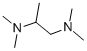 structure of CAS# 1822-45-3, N,N,N',N'-Tetramethyl-1,2-Diaminopropane;(2-Dimethylamino-1-Methyl-Ethyl)-Dimethyl-Amine;1,2-Propanediamine, N,N,N',N'-Tetramethyl-;N(Sup 1),N(Sup 1),N(Sup 2),N(Sup 2)-Tetramethyl-1,2-Propanediamine
