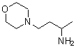 structure of CAS# 18247-01-3, 4-(4-Morpholinyl)-2-Butanamine;(1-methyl-3-morpholin-4-ylpropyl)amine;1-Methyl-3-morpholin-4-yl-propylamine;4-(4-Morpholinyl)-2-butanamine