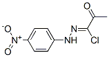 CAS 登录号：18247-80-8， N-(4-硝基苯基)-2-氧代丙烷腙酰氯