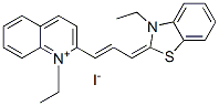 CAS#: 18248-94-7， 1-Ethyl-2-[3-(3-Ethyl-3H-Benzothiazol-2-Ylidene)Prop-1-Enyl]Quinolinium Iodide