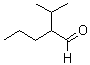 结构式 CAS# 18295-59-5, 2-丙基戊醛