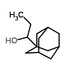 结构式 CAS# 18341-84-9, 1-(金刚烷-1-基)-1-丙醇