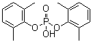 structure of CAS# 18350-99-7, Bis(2,6-Dimethylphenyl) Hydrogen Phosphate;B-3420;BIS(2,6-DIMETHYLPHENYL)PHOSPHATE