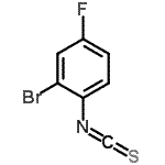 结构式 CAS# 183995-72-4, 2-溴-4-氟-1-异硫氰酸基苯