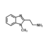 结构式 CAS# 184959-13-5, 2-(1-甲基-1H-苯并咪唑-2-基)乙胺