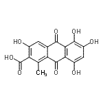 CAS#: 18499-92-8， 3,5,6,8-Tetrahydroxy-1-Methyl-9,10-Dioxo-9,10-Dihydro-2-Anthracenecarboxylic Acid