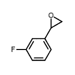 structure of CAS# 18511-63-2, 2-(3-Fluorophenyl)Oxirane;(R)-(3-FLUOROPHENYL)OXIRANE;MFCD09807196