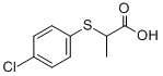 structure of CAS# 18527-12-3, 2-[(4-Chlorophenyl)Thio]-Propanoic Acid;(2S)-2-[(4-Chlorophenyl)Thio]Propanoate;(2S)-2-[(4-Chlorophenyl)Thio]Propionate;Zinc03886817