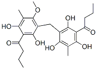 CAS#: 1867-82-9， 1-[3-[[2,4-Dihydroxy-6-Methoxy-5-Methyl-3-(1-Oxobutyl)Phenyl]Methyl]-2,4,6-Trihydroxy-5-Methylphenyl]-1-Butanone