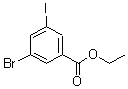 结构式 CAS# 186772-44-1, 3-溴-5-碘-苯甲酸乙酯
