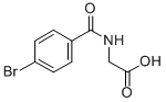 CAS#: 18815-75-3， N-(4-Bromobenzoyl)-Glycine