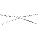 structure of CAS# 18845-54-0, Tetrakis(Decyl) Orthosilicate;Orthosilicate de tétradécyle;Silicic acid (H<sub>4</sub>SiO<sub>4</sub>), tetrakis(<wbr>decyl) es<wbr>ter;Tetrakis(decyl) orthosilicate