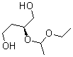 结构式 CAS# 188790-85-4, (2S)-2-(1-乙氧基乙氧基)-1,4-丁二醇