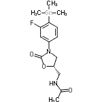 CAS 登录号：188975-86-2， N-({(5S)-3-[3-氟-4-(三甲基锡烷基)苯基]-2-氧代-1,3-恶唑烷-5-基}甲基)乙酰胺
