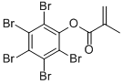 structure of CAS# 18967-31-2, Pentabromophenyl Methacrylate;2-Methylprop-2-Enoic Acid (2,3,4,5,6-Pentabromophenyl) Ester;2-Methylacrylic Acid (2,3,4,5,6-Pentabromophenyl) Ester;Perbromophenyl Methacrylate