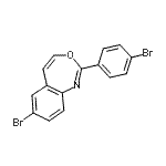 CAS#: 19062-92-1， 7-Bromo-2-(4-Bromophenyl)-3,1-Benzoxazepine