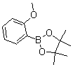 structure of CAS# 190788-60-4, 2-Methoxyphenylboronic acid pinacol ester;2-Methoxy-1-(4,4,5,5-Tetramethyl-1,3,2-Dioxaborolan-2-Yl)Benzene;2-(2-METHOXYLOXYPHENYL)-4,4,5,5-TETRAMETHYL-1,3,2-DIOXABOROLANE;2-(2-METHOXYPHENYL)-4,4,5,5-TETRAMETHYL-1,3,2-DIOXABOROLANE