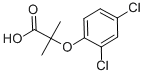structure of CAS# 1914-66-5, 2-(2,4-Dichlorophenoxy)-2-methylpropanoic acid;2-(2,4-Dichlorophenoxy)-2-Methyl-Propanoic Acid;2-(2,4-Dichlorophenoxy)-2-Methyl-Propionic Acid;Ivk/4021654