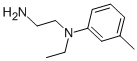 structure of CAS# 19248-13-6, N-(2-Aminoethyl)-N-Ethyl-M-Toluidine;2-Aminoethyl-Ethyl-(3-Methylphenyl)Amine;Ethylenediamine, N-Ethyl-N-M-Tolyl- (8Ci);N-Ethyl-N-(M-Tolyl)Ethylenediamine
