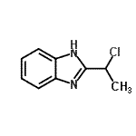 structure of CAS# 19275-82-2, 2-(1-Chloroethyl)-1H-Benzimidazole;2-(1-chloroethyl)-1H-benzimidazole;2-(1-chloroethyl)-1H-benzo[d]imidazole;2-(1-Chloro-ethyl)-1H-benzoimidazole