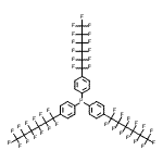 结构式 CAS# 193197-68-1, 三[4-(十三氟己基)苯基]膦
