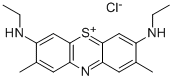 structure of CAS# 1934-16-3, 3,7-Bis(Ethylamino)-2,8-Dimethyl-Phenothiazin-5-Ium Chloride (1:1);Ethyl-(7-Ethylamino-2,8-Dimethyl-Phenothiazin-3-Ylidene)Ammonium Chloride;Ethyl-(7-Ethylamino-2,8-Dimethyl-3-Phenothiazinylidene)Ammonium Chloride;Ethyl-(7-Ethylamino-2,8-Dimethyl-Phenothiazin-3-Ylidene)Azanium Chloride