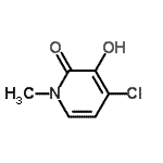 CAS#: 19352-36-4， 4-Chloro-3-Hydroxy-1-Methyl-2(1H)-Pyridinone