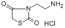 结构式 CAS# 19382-49-1, 3-(2-氨基乙基)噻唑烷-2,4-二酮盐酸盐