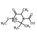 CAS#: 194092-89-2， N<Sup>2</Sup>-Carboxy-N-Methoxy-N<Sup>2</Sup>-(2-Methyl-2-Propanyl)Alaninamide