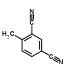 structure of CAS# 1943-88-0, 4-Methylisophthalonitrile;4-methylisophthalonitrile