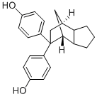 structure of CAS# 1943-97-1, 4,4'-(Octahydro-4,7-Methano-5H-Inden-5-Ylidene) Bisphenol;P,P'-(Octahydro-4,7-Methano-5H-Inden-5-Ylidene)Bisphenol;5,5-Bis(P-Hydroxyphenyl)Hexahydro-4,7-Methanoindan;Nsc326760