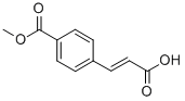 结构式 CAS# 19473-96-2, 1-甲基4-(2-羧基乙烯基)苯甲酸酯