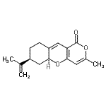 CAS#: 194937-75-2， (5aS,7S)-7-Isopropenyl-3-methyl-6,7,8,9-tetrahydro-1H,5aH-pyrano[4,3-b]chromen-1-one